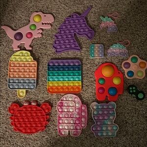 Colorful Pop Fidget Toy Set for Kids